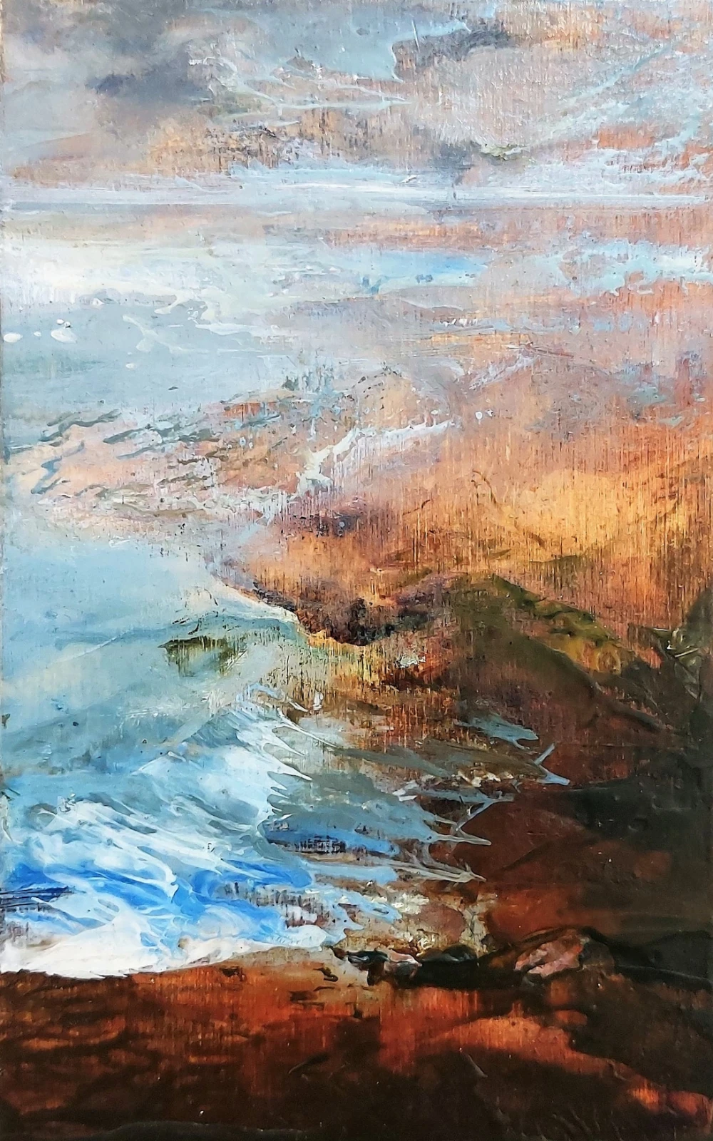 Abstract landscape impression 5 von Astrid Stoffels