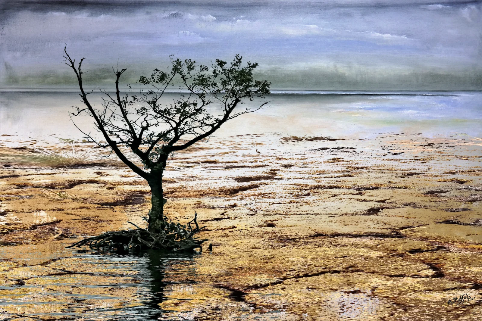 Mystic Landscape 2 door Astrid Stoffels